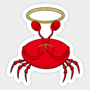 Holy crab Sticker